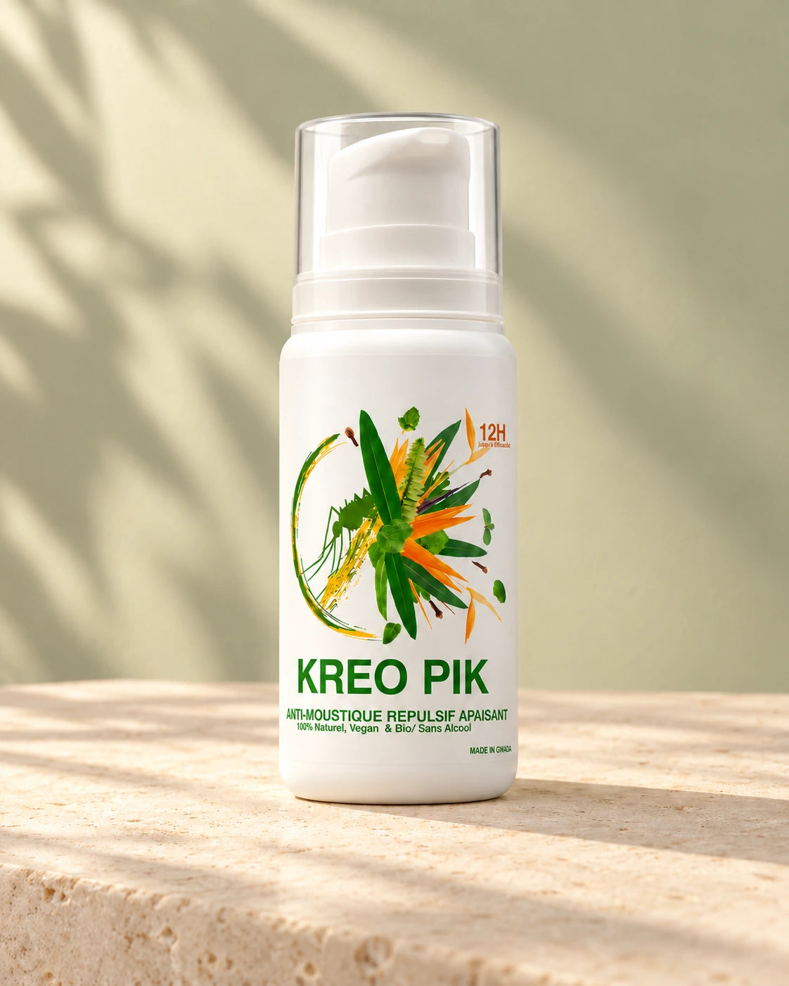 Le flacon Kreopik dans une scène extérieure